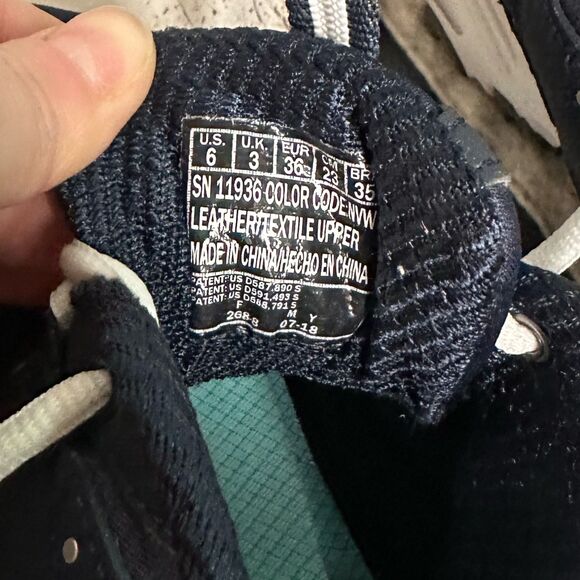 Sketcher Air-Cooled memory Foam Navy Blue Women's Sneakers, Size 6, Pre-owned - Picture 7 of 7